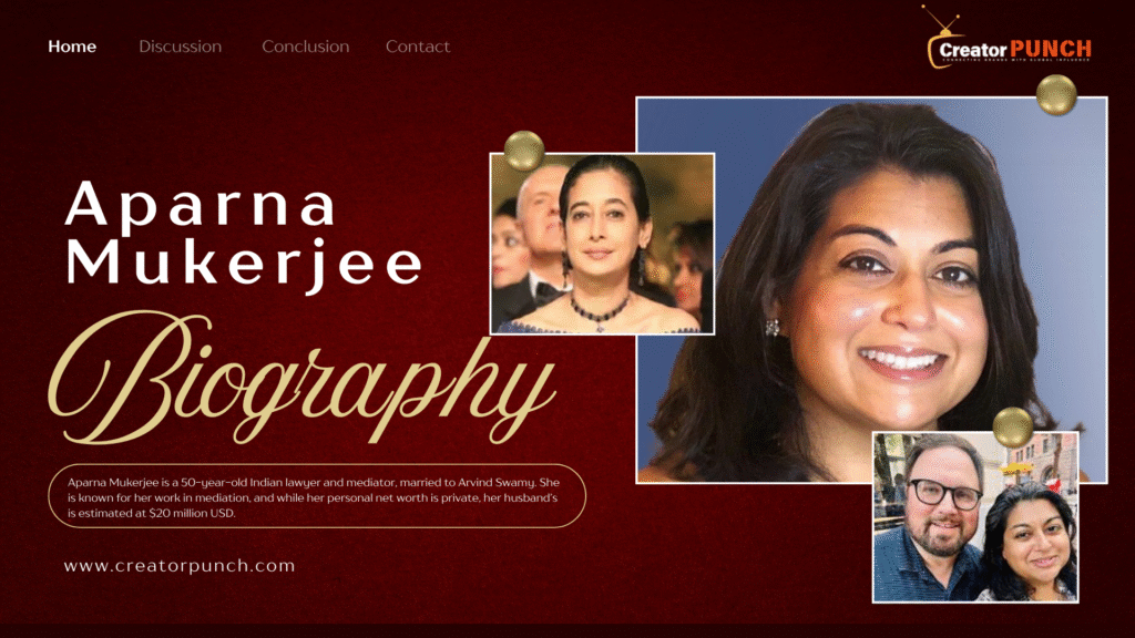 Aparna Mukerjee Biography